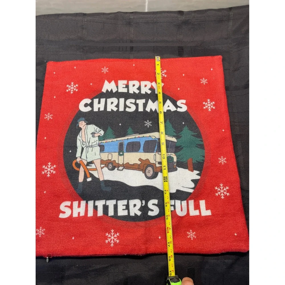 Christmas Vacation Pillow Shitter's Full‎ Decorative Throw Pillow 16